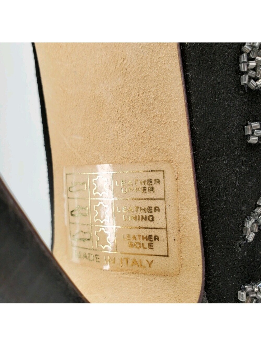 Fendi Crystal Embellished Black Suede Platform Ankle Booties - Picture 7 of 7